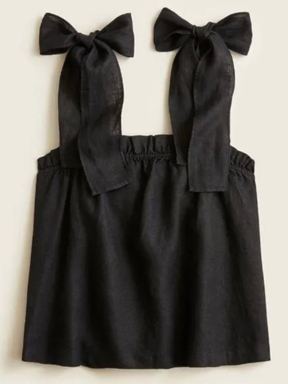 J.Crew Pure Linen Shoulder-Tie Tank